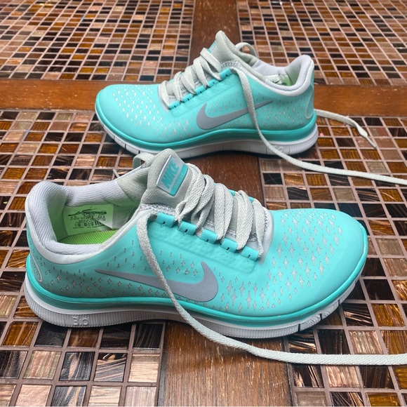 Nike Free Run 3.0 V-4 Tiffany Blue Tropical - Picture 6 of 11